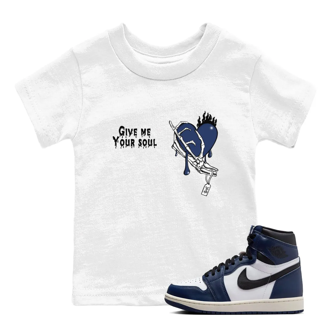 1 Soul Kids Tees Navy - SNRT Your Jordan Give Midnight Safe Me Full catalog Air Sneaker