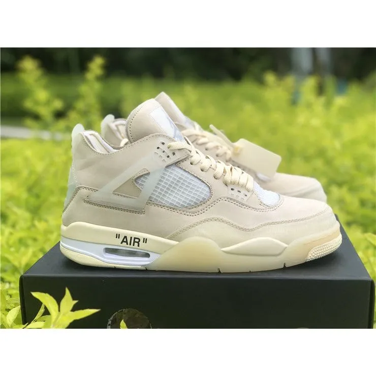 Act now Safe WHITE x OFF JORDAN 4