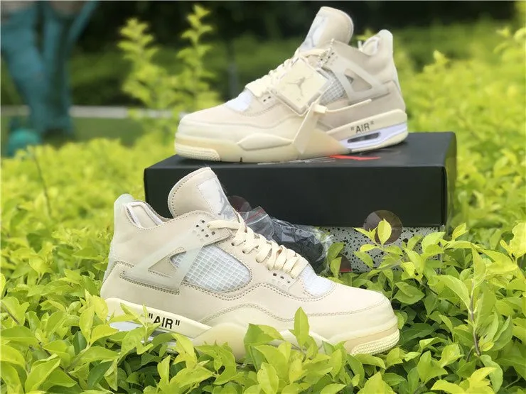 Act now Safe WHITE x OFF JORDAN 4