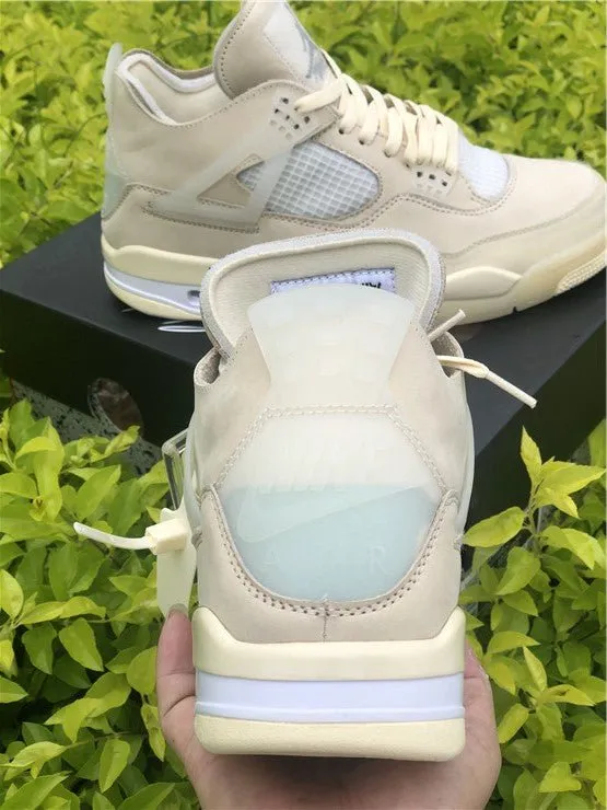 Act now Safe WHITE x OFF JORDAN 4