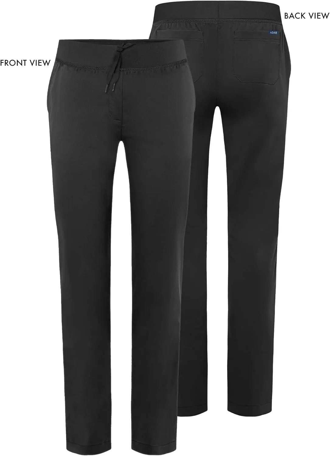 Adar Pro Scrubs for Women - Skinny Leg Yoga Scrub Pants