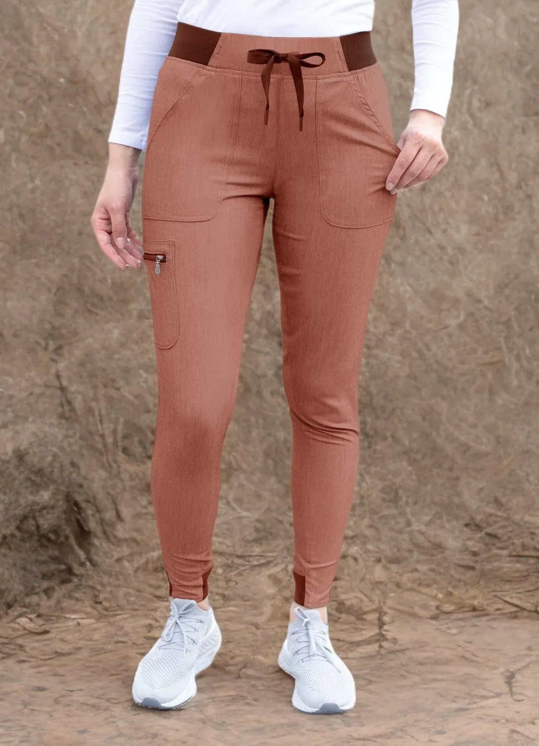 Adar Pro Scrubs for Women - Ultimate Yoga Jogger Scrub Pants