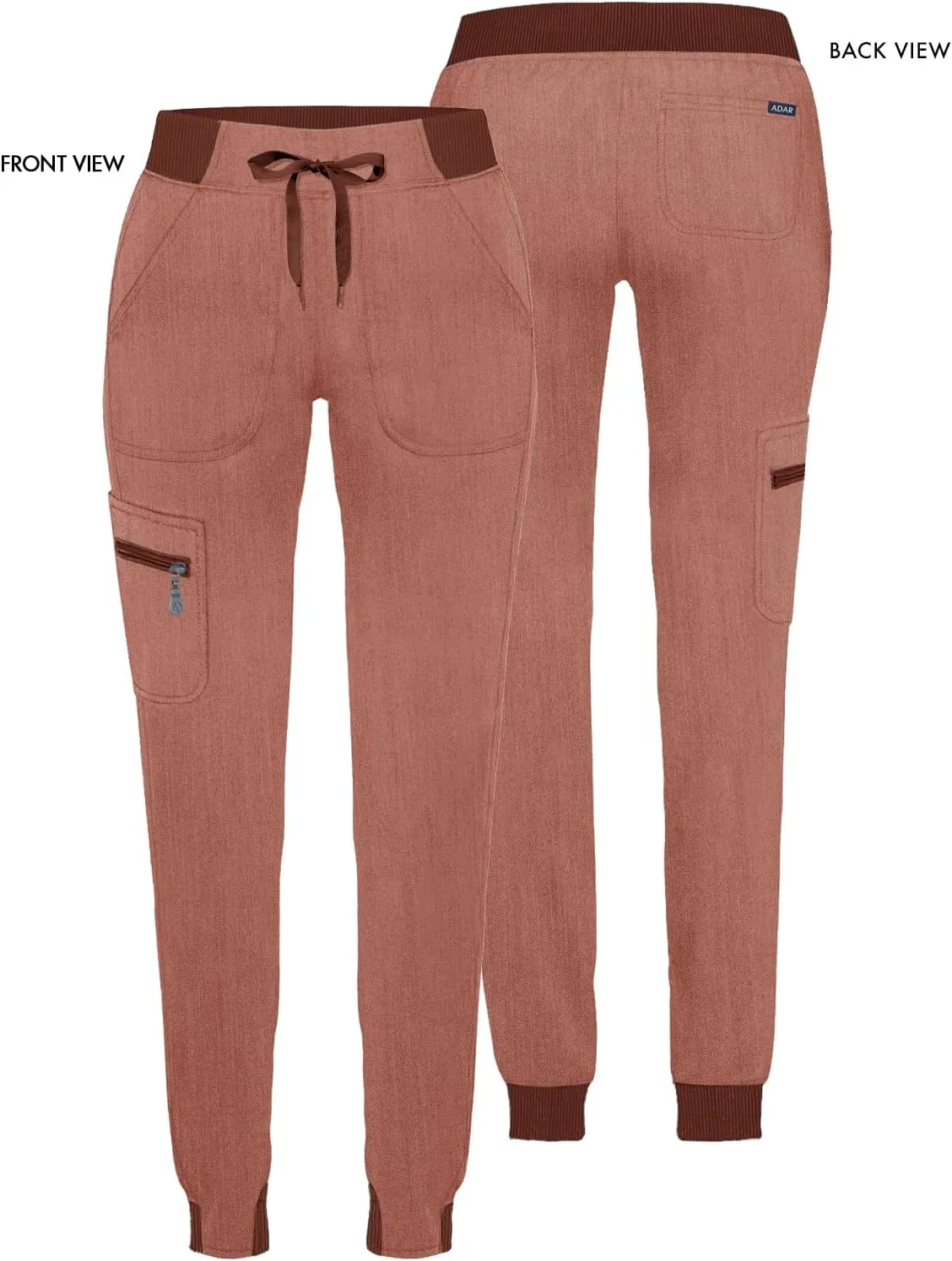 Adar Pro Scrubs for Women - Ultimate Yoga Jogger Scrub Pants