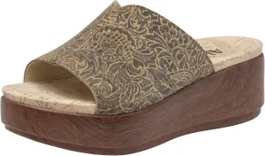 Alegria Triniti - Timeless Leather Platform Sandal - Comfort, Arch Support and Stylish Women's Sandal for Everyday Elegance - Slip-Resistant Wedge Slide