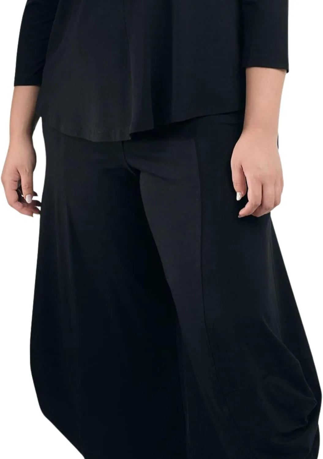 ALEMBIKA Essential Punto Pants, Black