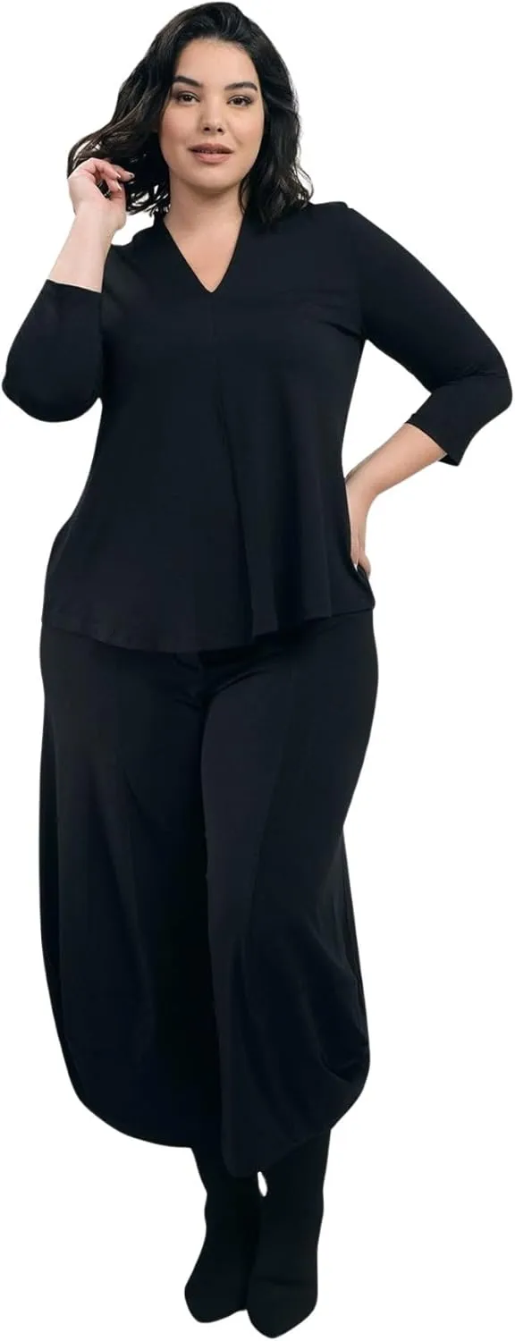 ALEMBIKA Essential Punto Pants, Black