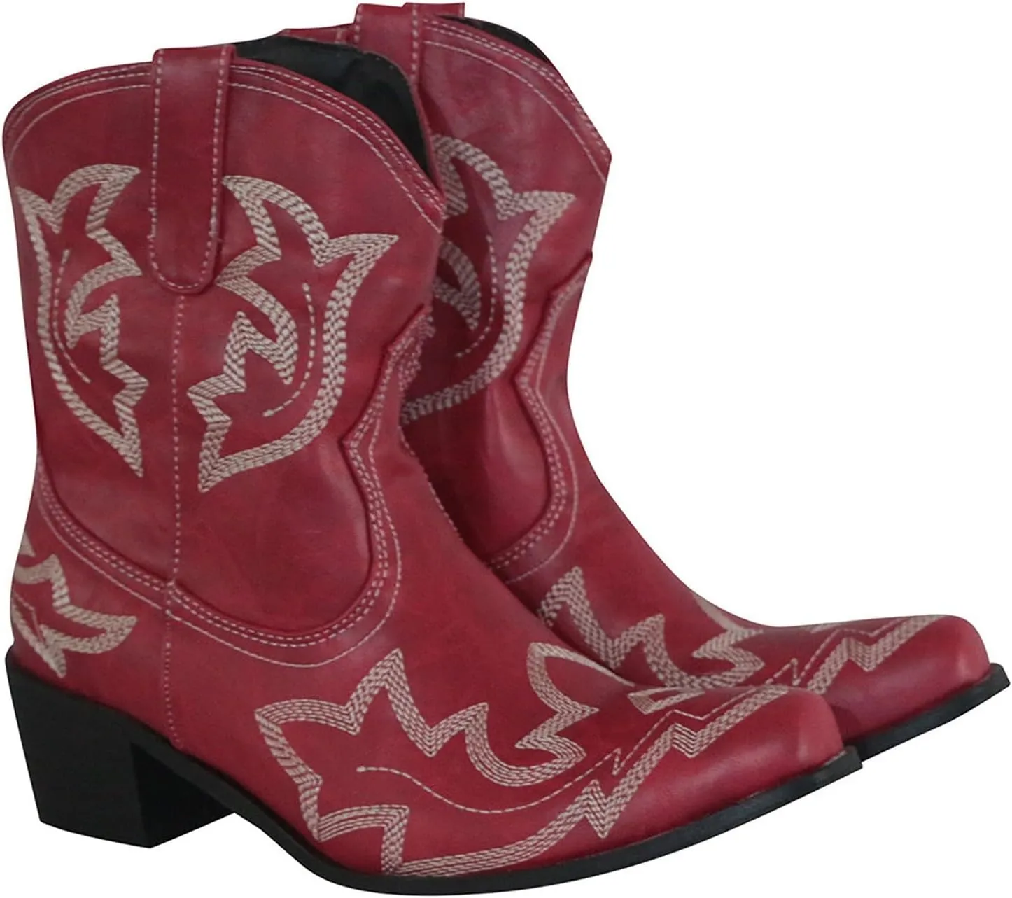 AMDBEL Wide Calf Boots for Women Low Heel Womens Fall Boots 2024 Winter Pointed Toe Western Cowboy Boots Fashion Shoes