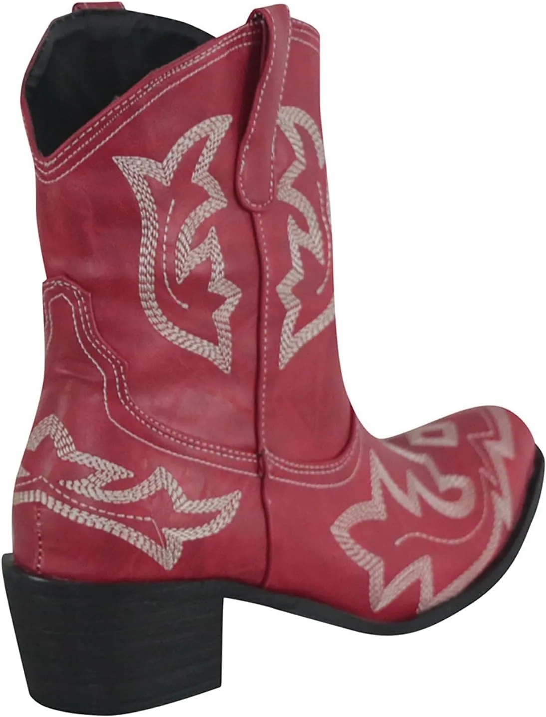 AMDBEL Wide Calf Boots for Women Low Heel Womens Fall Boots 2024 Winter Pointed Toe Western Cowboy Boots Fashion Shoes