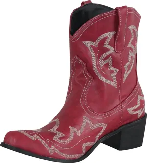 AMDBEL Wide Calf Boots for Women Low Heel Womens Fall Boots 2024 Winter Pointed Toe Western Cowboy Boots Fashion Shoes