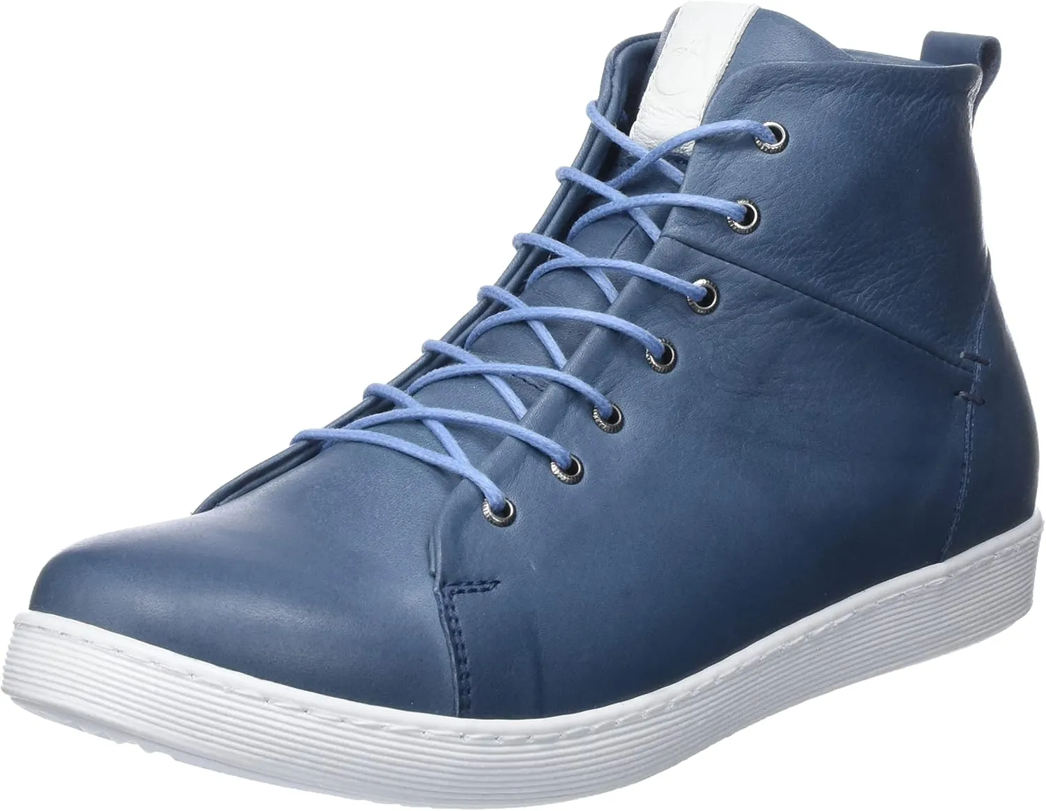 Andrea Conti Women's High Top Trainers, Infinity Blue White, 7 Women