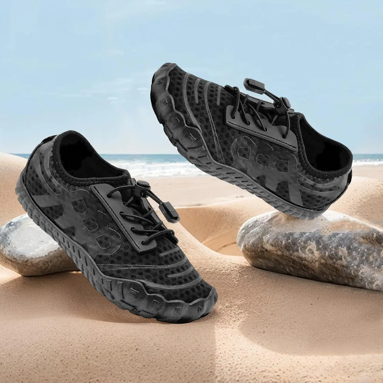 Barefoot Shoes for Women & Men - Minimalist Hiking/Trail Running Footwear with Wide Toe Box | Zero Drop Lightweight Breathable Quick-Dry Outdoor Sneakers (Size 3.5-11)