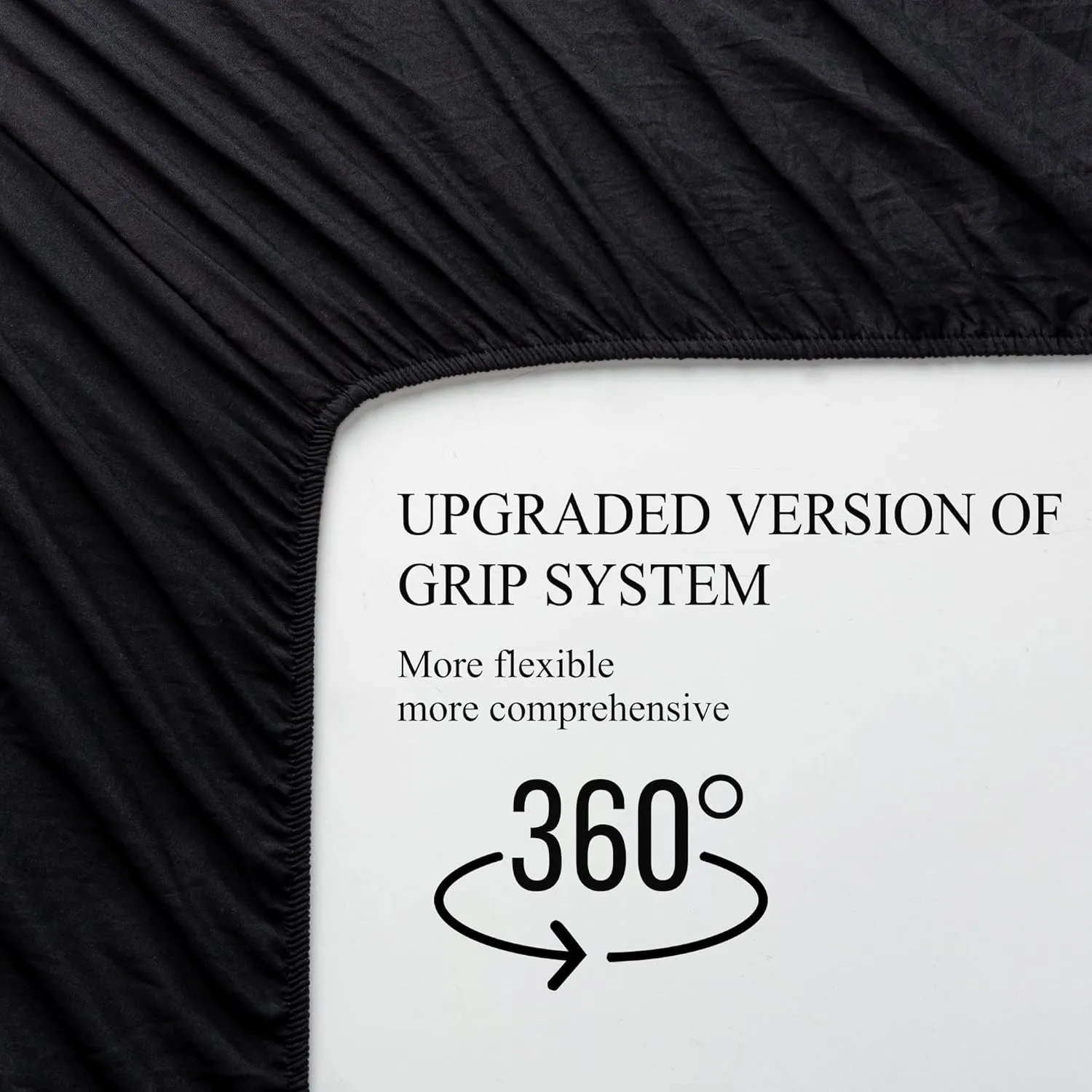 Best Season Cotton Queen Size Sheet Set (Black) 4 Piece - 100% Cotton Sheets Set, Soft Cotton Bed Sheets Sets with Deep Pocket fit Up to 16 inch