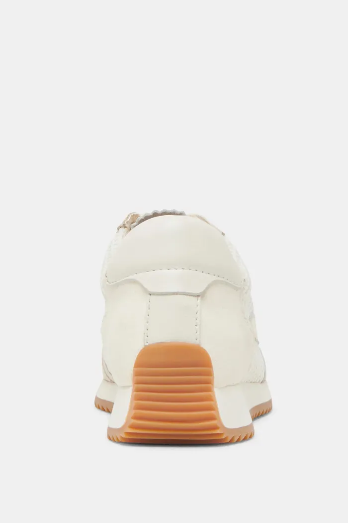 B.Ntcd Mesh Sneakers- White Woven Mesh