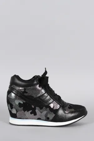 Bold Safe transactions Top Glamour Camouflage High Sneaker
