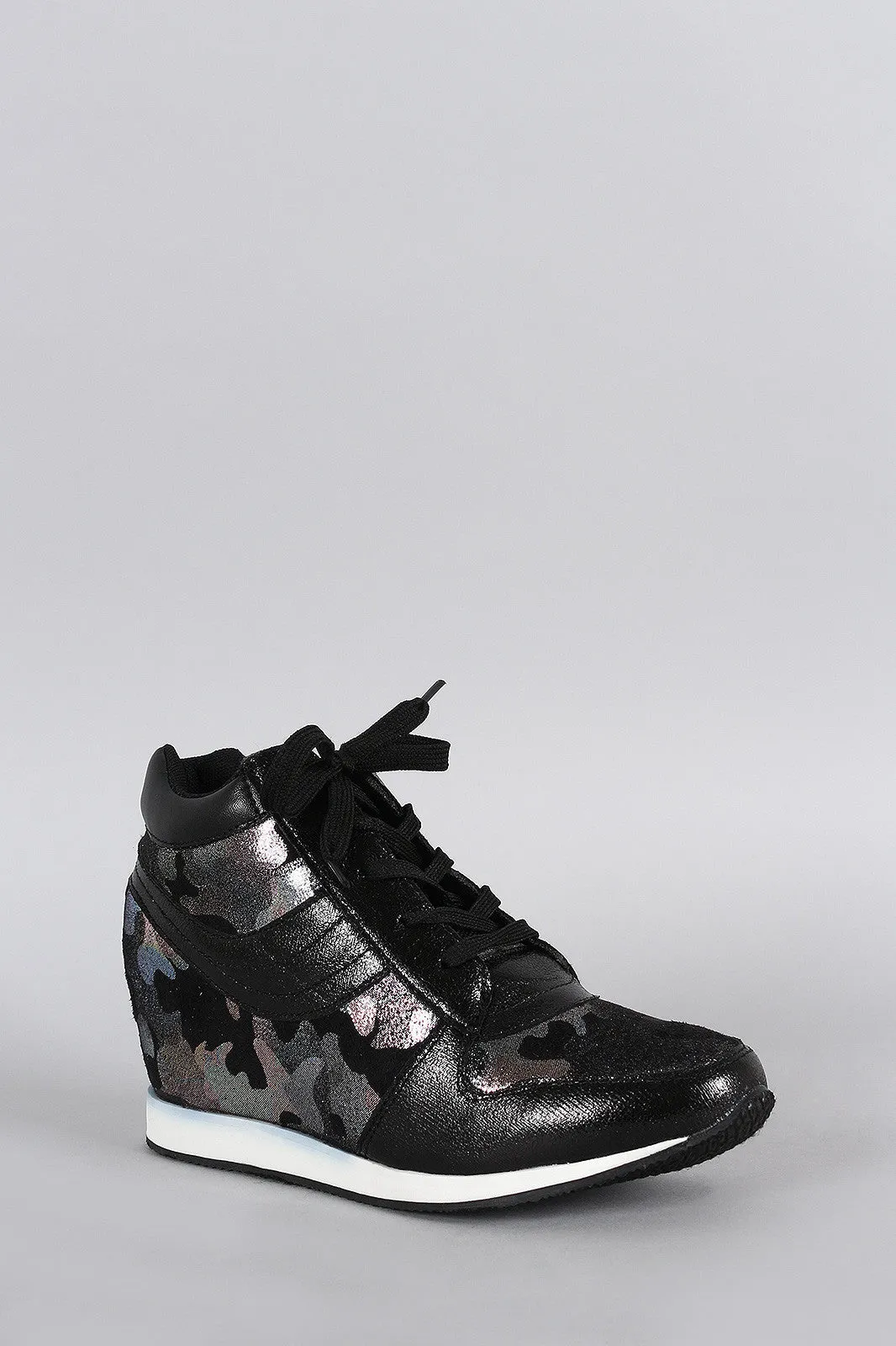 Bold Safe transactions Top Glamour Camouflage High Sneaker