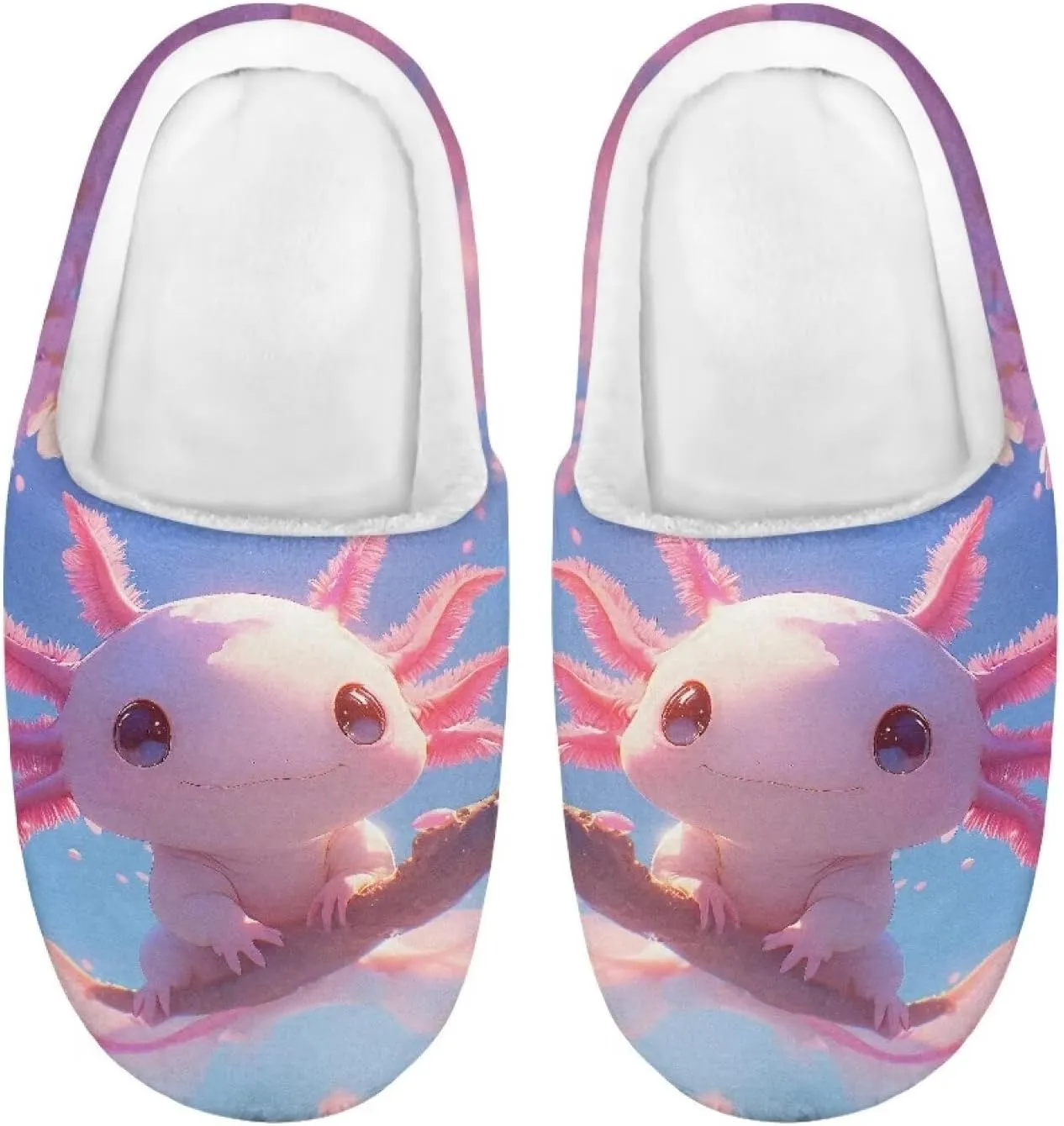Boys Girls House Slippers Kids Animal Winter Slippers Soft Plush Warm Slippers Indoor Non Slip Fuzzy Flat Shoes Size 9-15