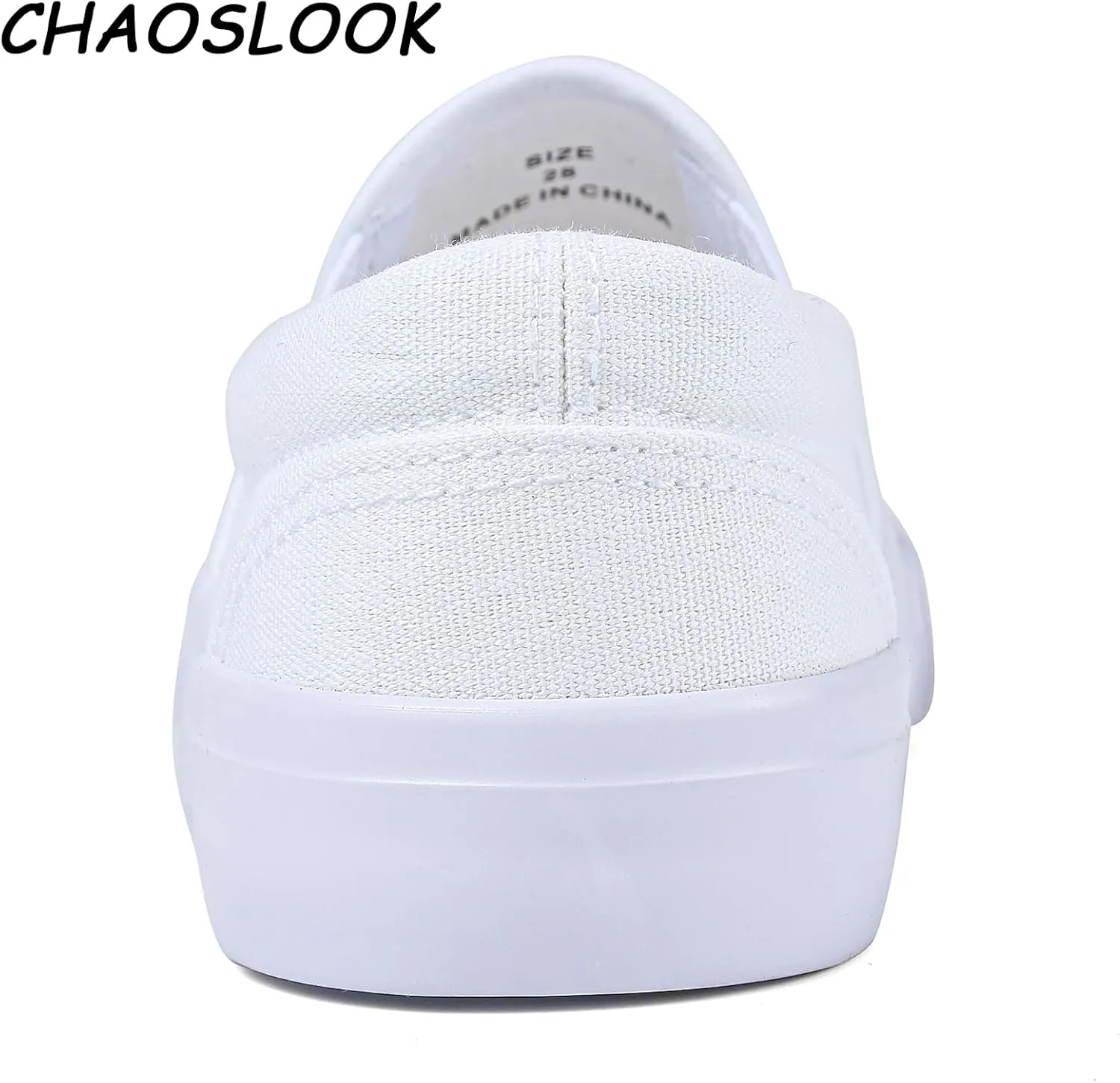 Boy's Girl's Toddlers Canvas Sneakers Slip-On Lightweight Kids White Sneakers Casual Skin-Friendly Walking Running Shoes(Toddle/Little Kids/Big Kids)
