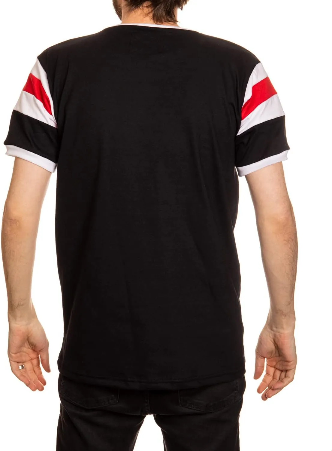 Calhoun NHL Surf & Skate Mens Shoulder Stripe Varsity Inset Sleeve Retro Style T-Shirt – The Coastal Collection