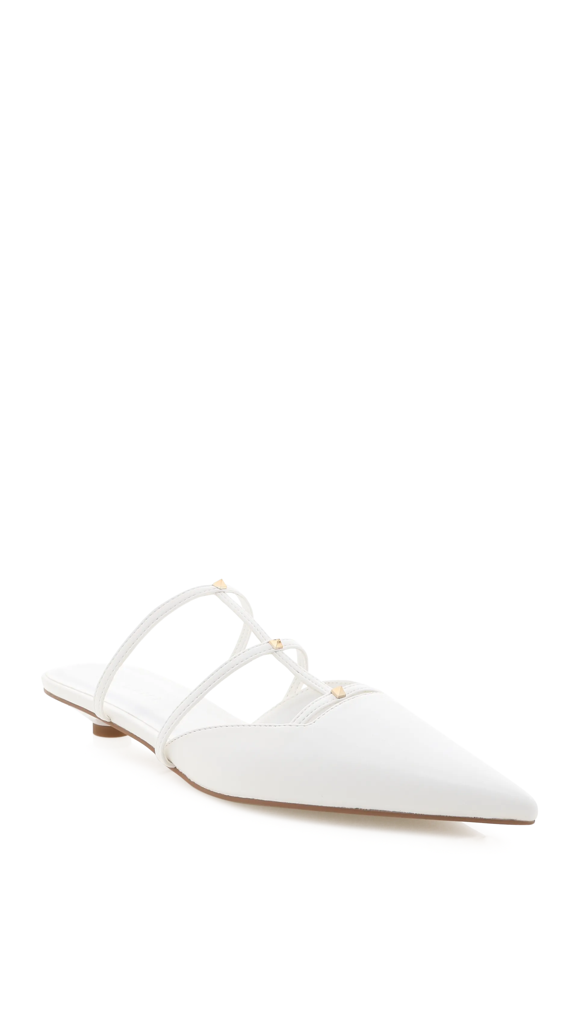 Carver Ballet Flats - White