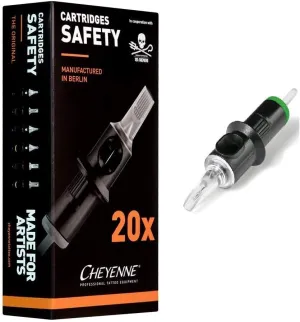 Cheyenne Hawk Safety Needle Cartridges (Box of 20 Pc) (11 Magnum SE), High Safety Standards,Made in Germany