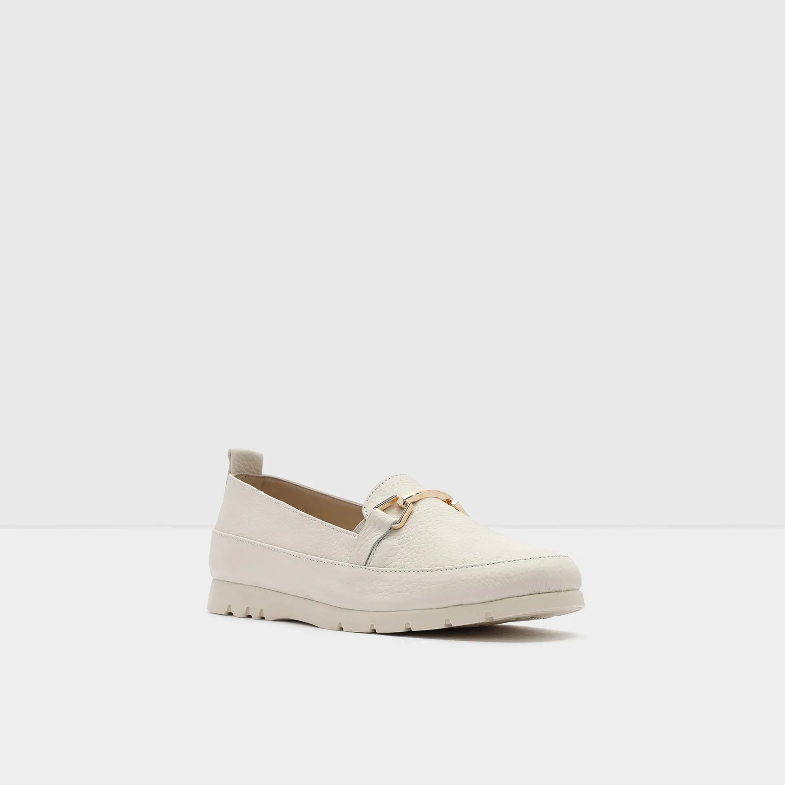 CLANTON-TR Kadın Beyaz Loafer