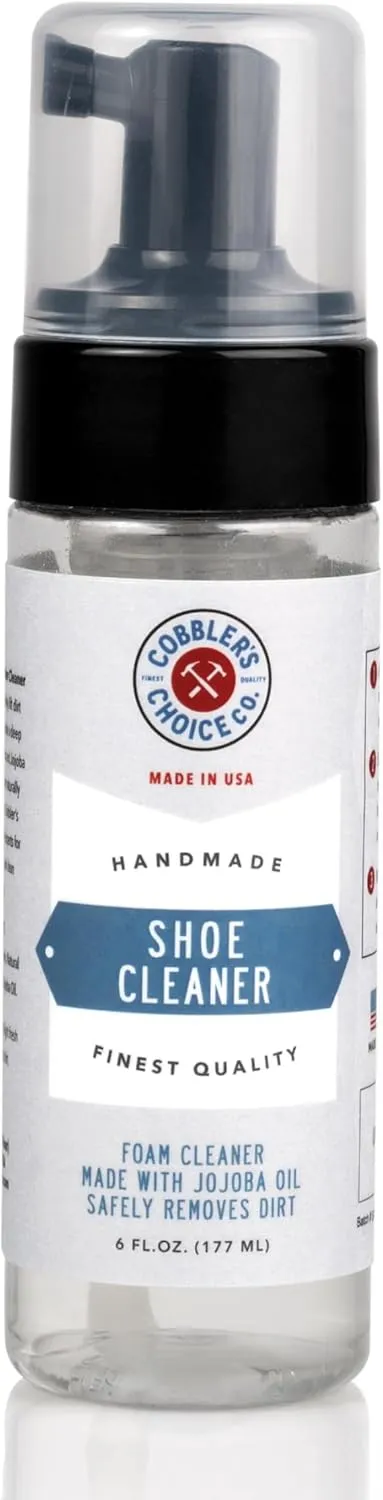Cobbler's Choice Shoe Cleaner - All Natural Sneaker Cleaner - Safe on Textiles, Leather, and Suede!