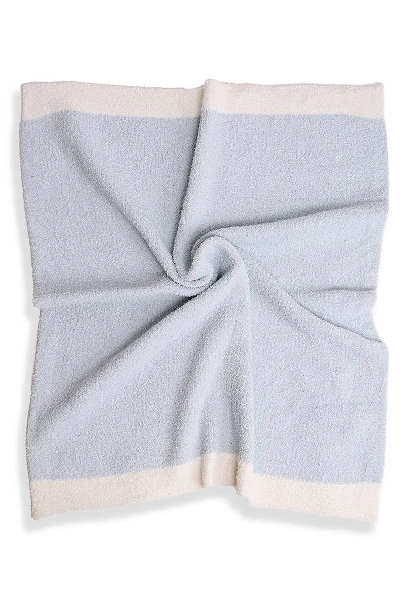 Color Block Luxury Soft Throw Blanket