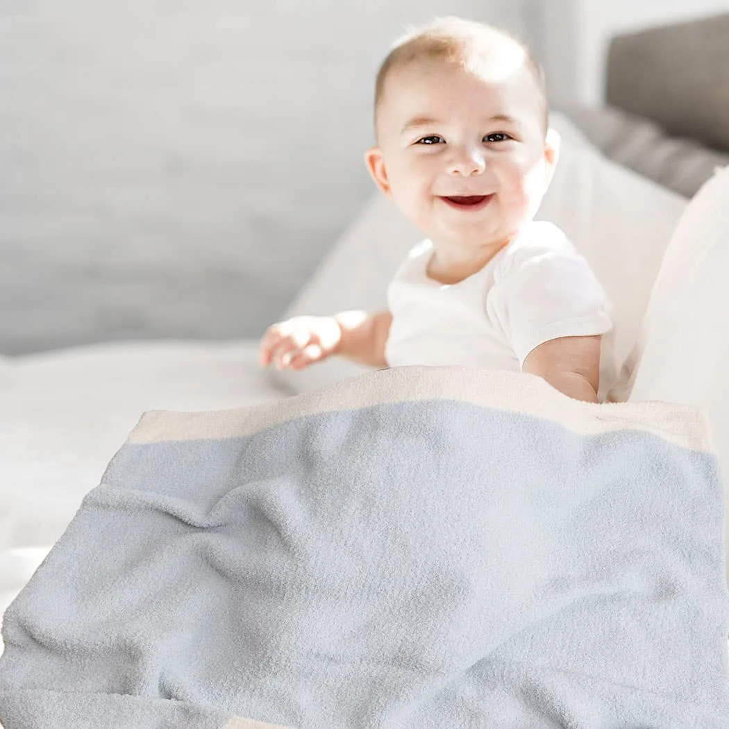 Color Block Luxury Soft Throw Blanket