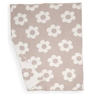 Daisy Print Cozy Soft Throw Blanket
