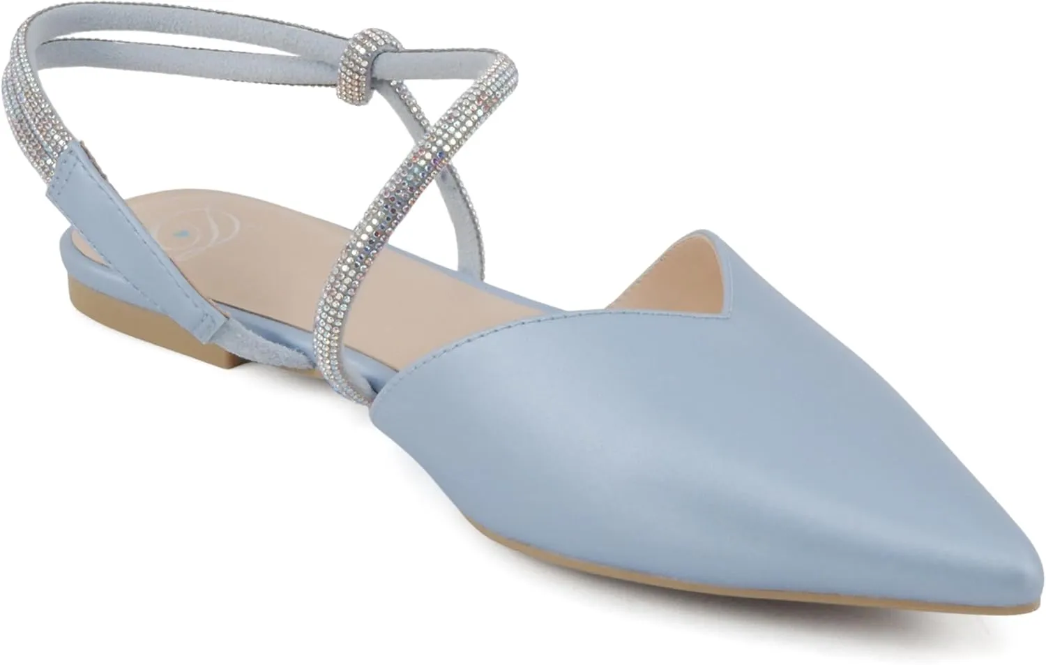 Delicious Victoria ~ Women Pointed Toe Slingback Flat Bridal Dress Pumps