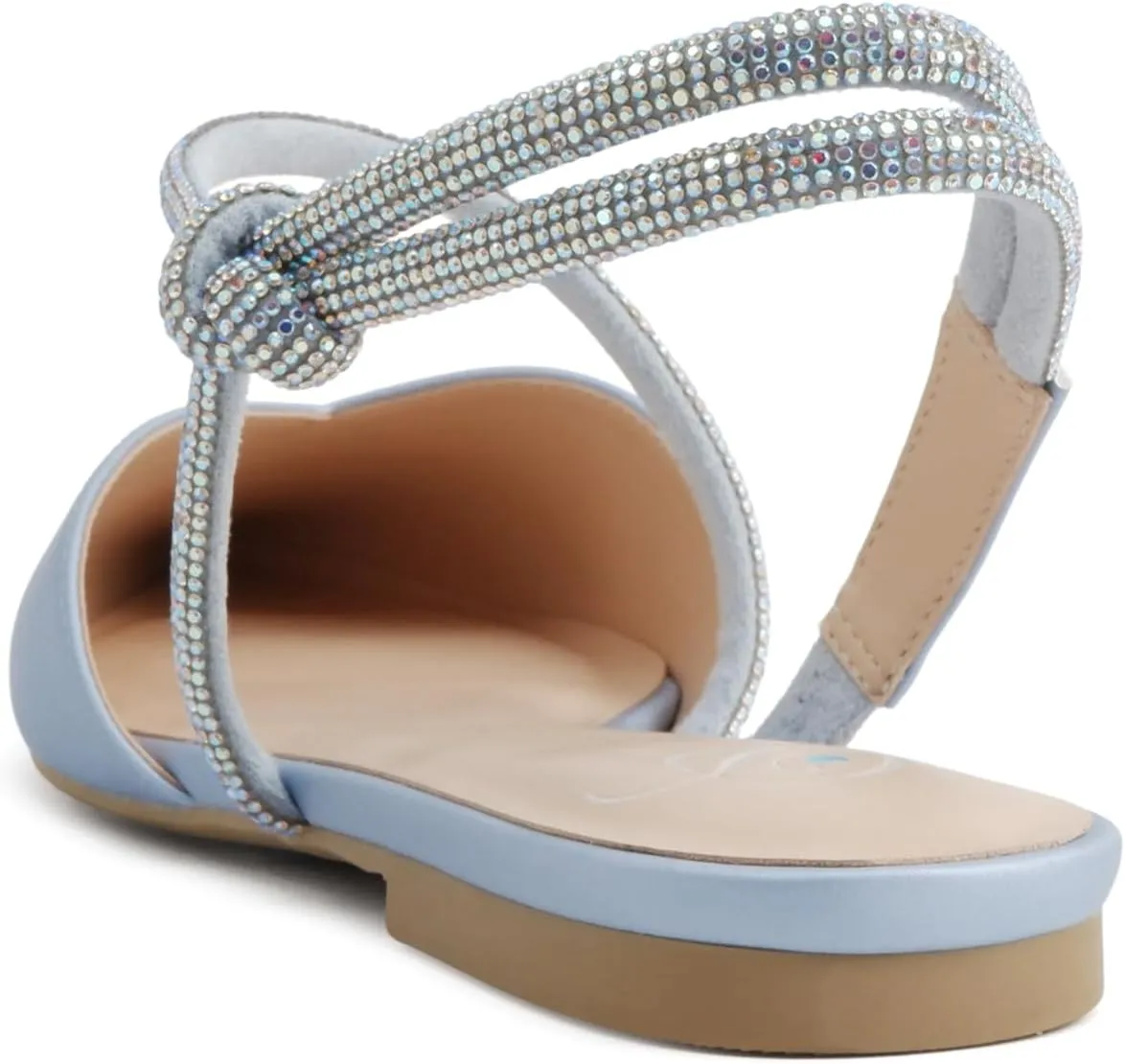 Delicious Victoria ~ Women Pointed Toe Slingback Flat Bridal Dress Pumps