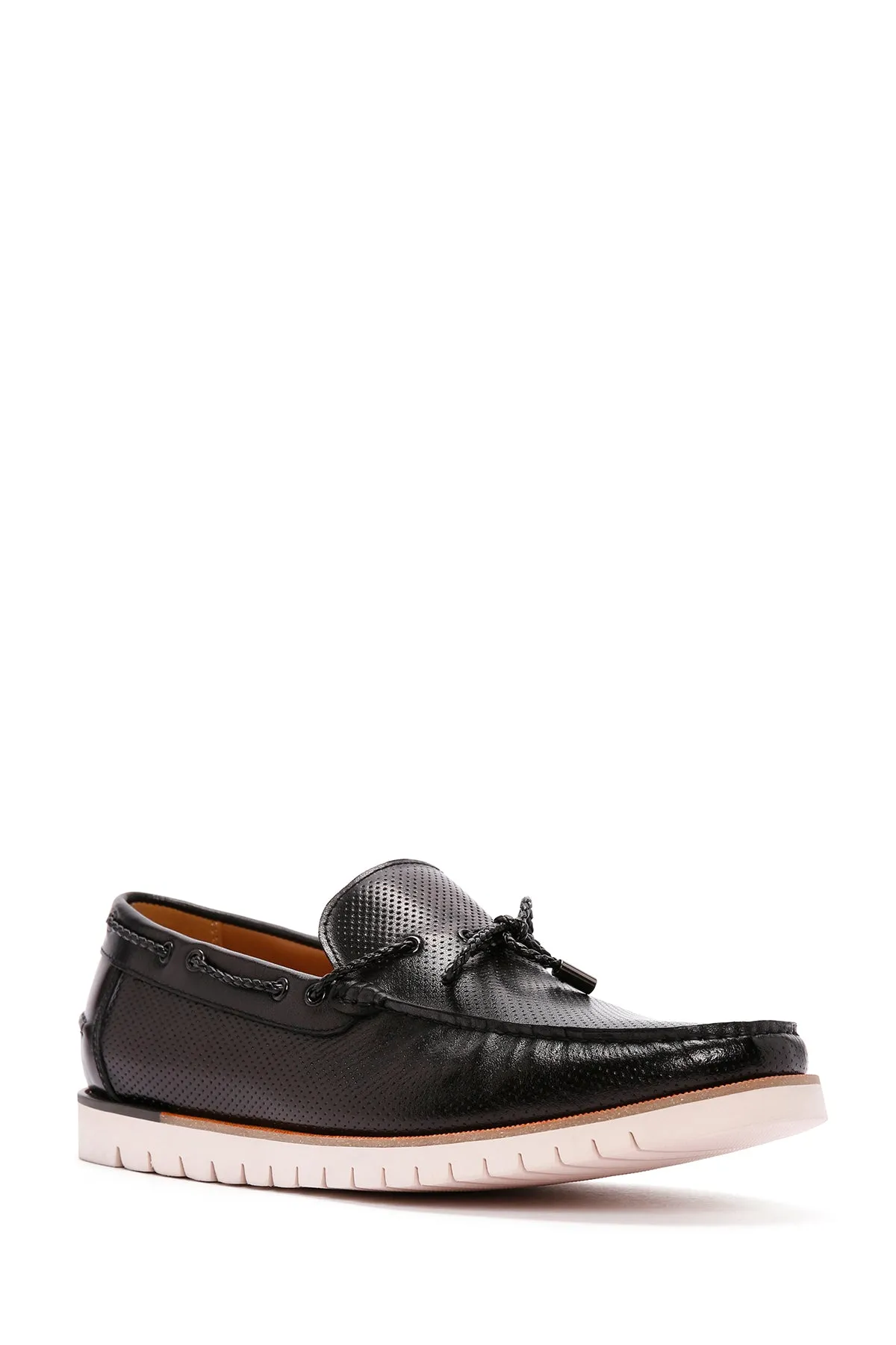 Derimod Fly Erkek Siyah Deri Casual Loafer