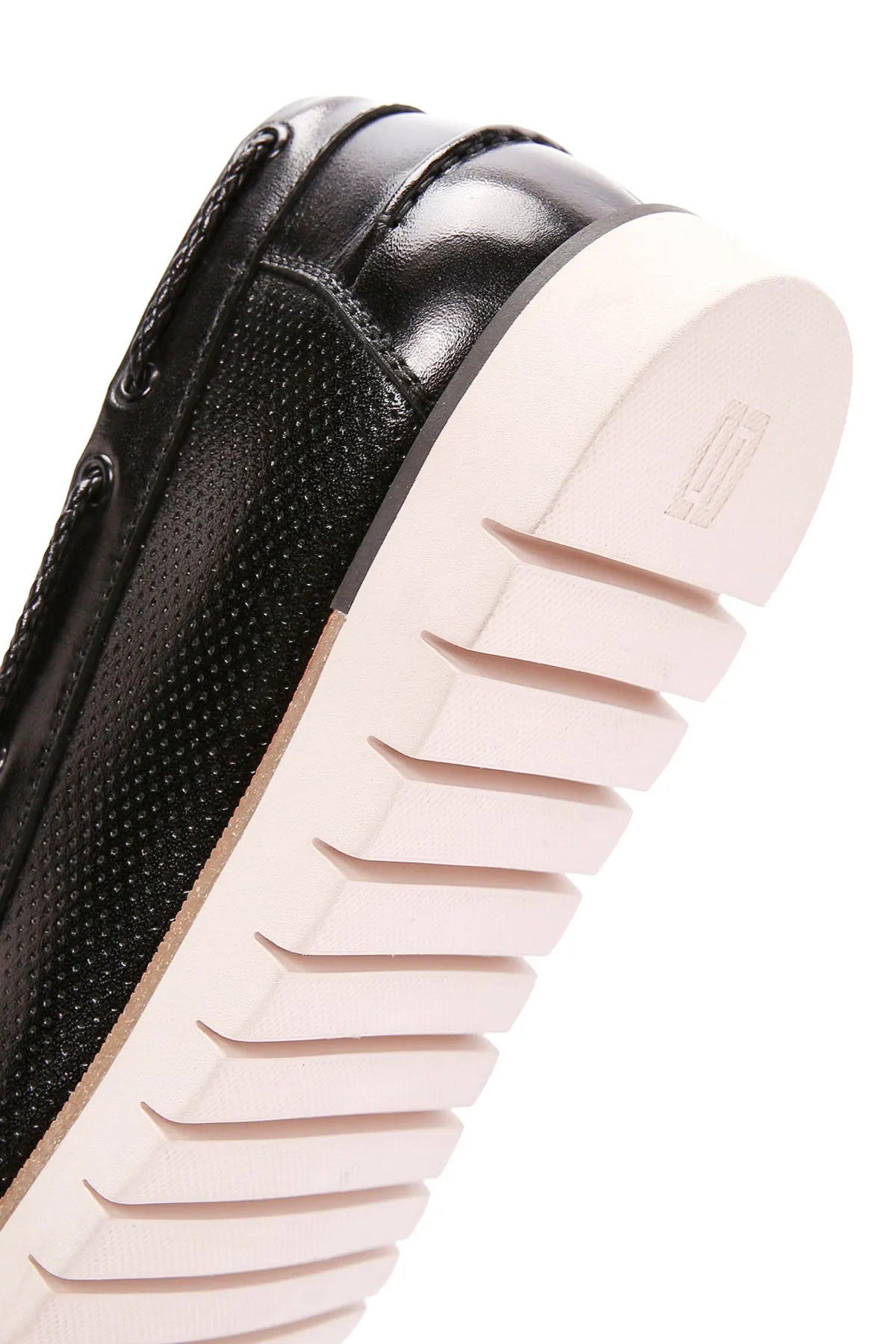 Derimod Fly Erkek Siyah Deri Casual Loafer