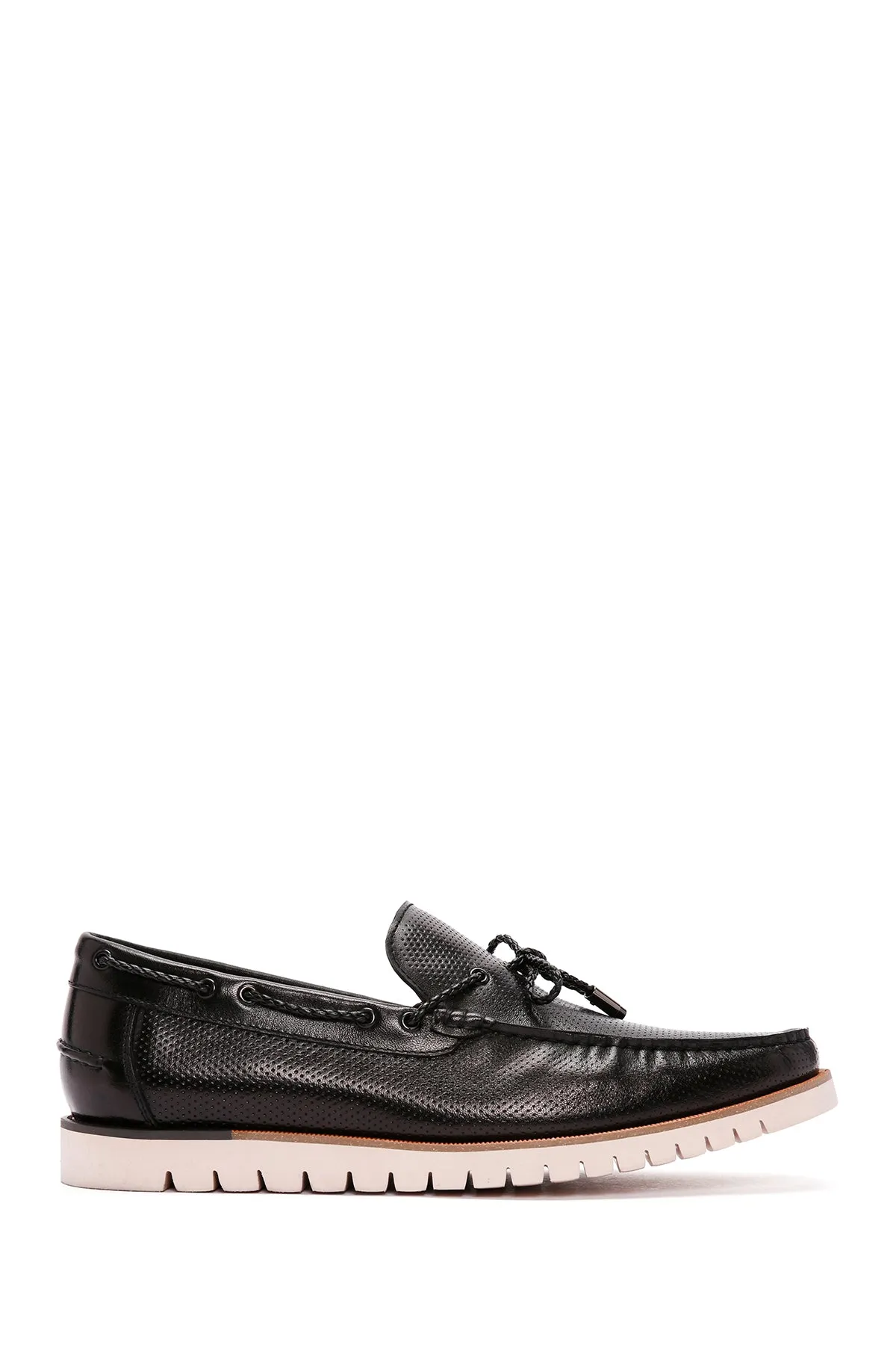 Derimod Fly Erkek Siyah Deri Casual Loafer