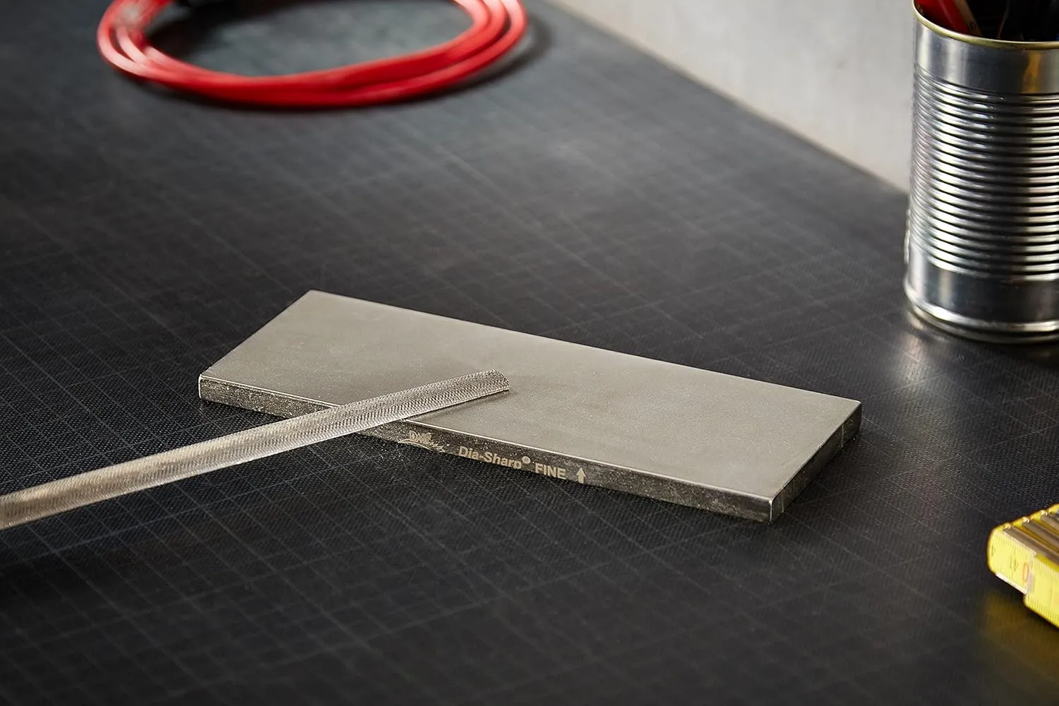 DMT D8F Dia-Sharp Diamond Knife Sharpener, Fine Diamond Sharpening Stone, 8-Inch