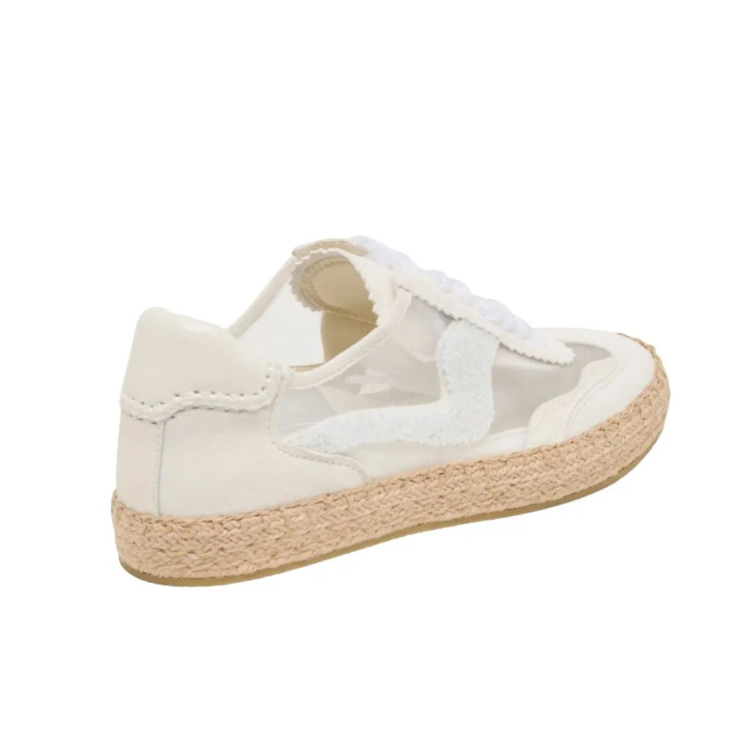 Dolce Vita Notice Espadrille WHT Mesh