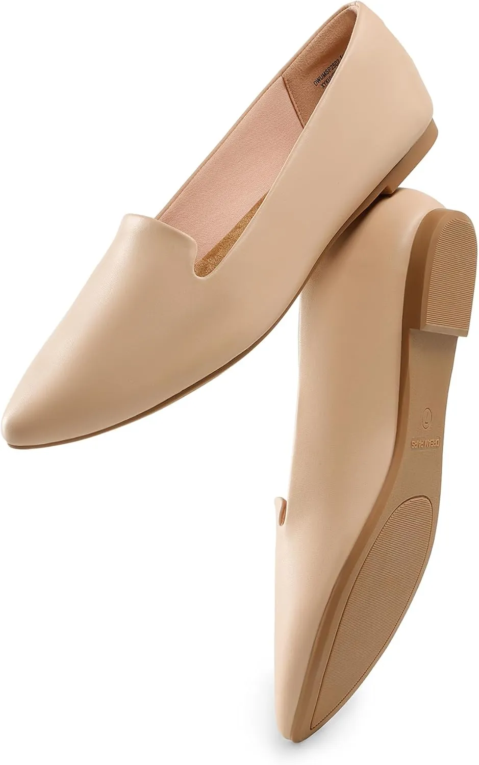 DREAM PAIRS Women's Flats, Pointed Toe Slip-On Dressy Flat Shoes, Comfortable Business Casual Dress Shoes for Office Work