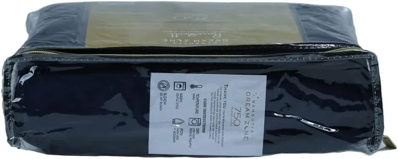 Dream Zone 750 Thread Count PimaCott King Sheet Set in Navy Blue (Navy Blue,King)