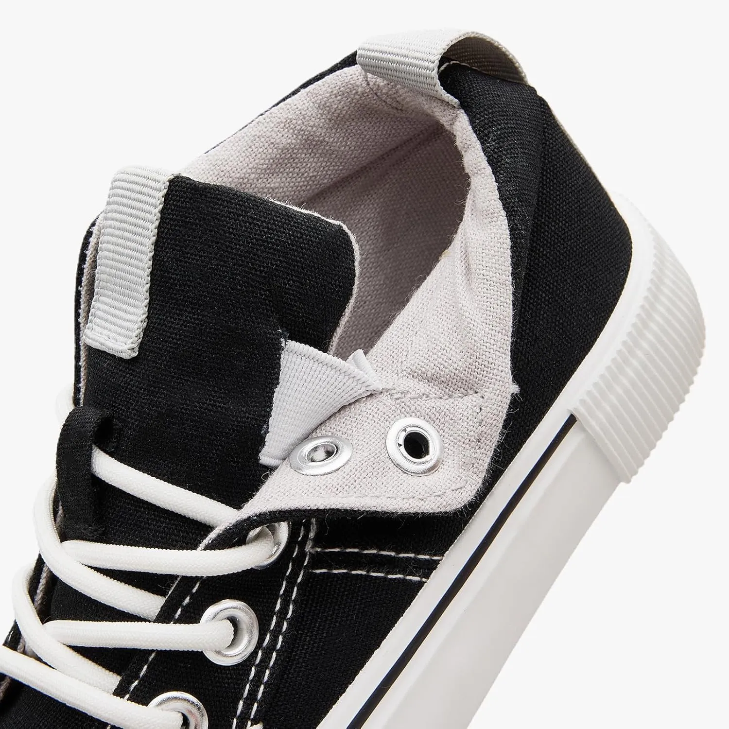 EasyStar Boys Girls Mid-Top Slip On Comfort Fabric Sneaker Shoe