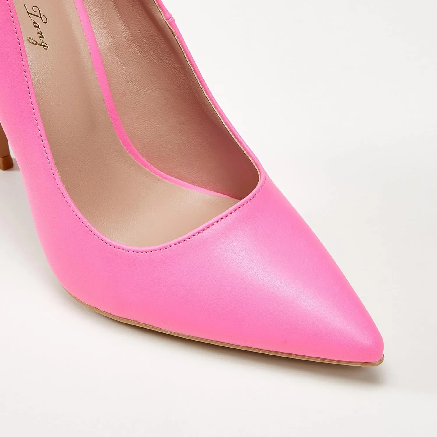 Elisabet Tang Women Pumps, Pointed Toe High Heel 4.7 inch/12cm Party Stiletto Heels Shoes Matte