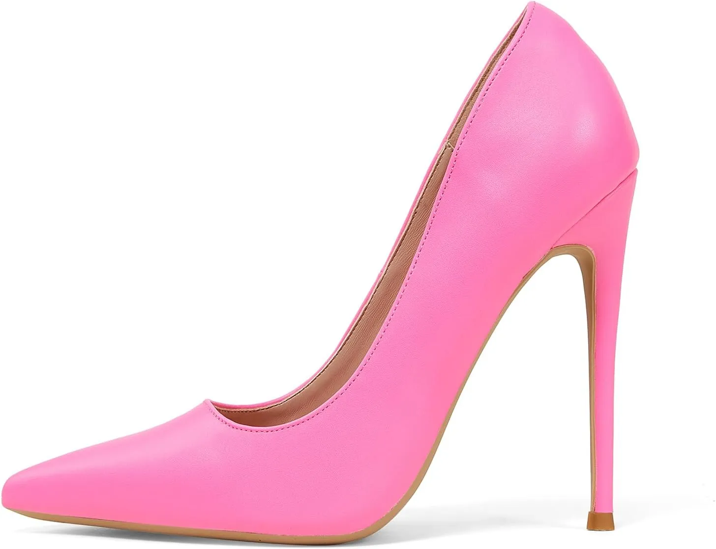 Elisabet Tang Women Pumps, Pointed Toe High Heel 4.7 inch/12cm Party Stiletto Heels Shoes Matte