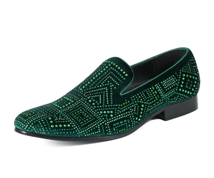 ENZO DIAMOND-SMOKER LOAFER