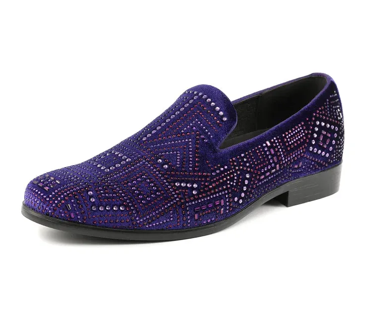 ENZO DIAMOND-SMOKER LOAFER