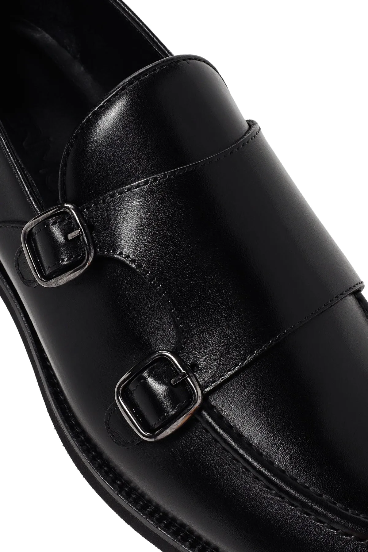 Erkek Siyah Deri Casual Loafer