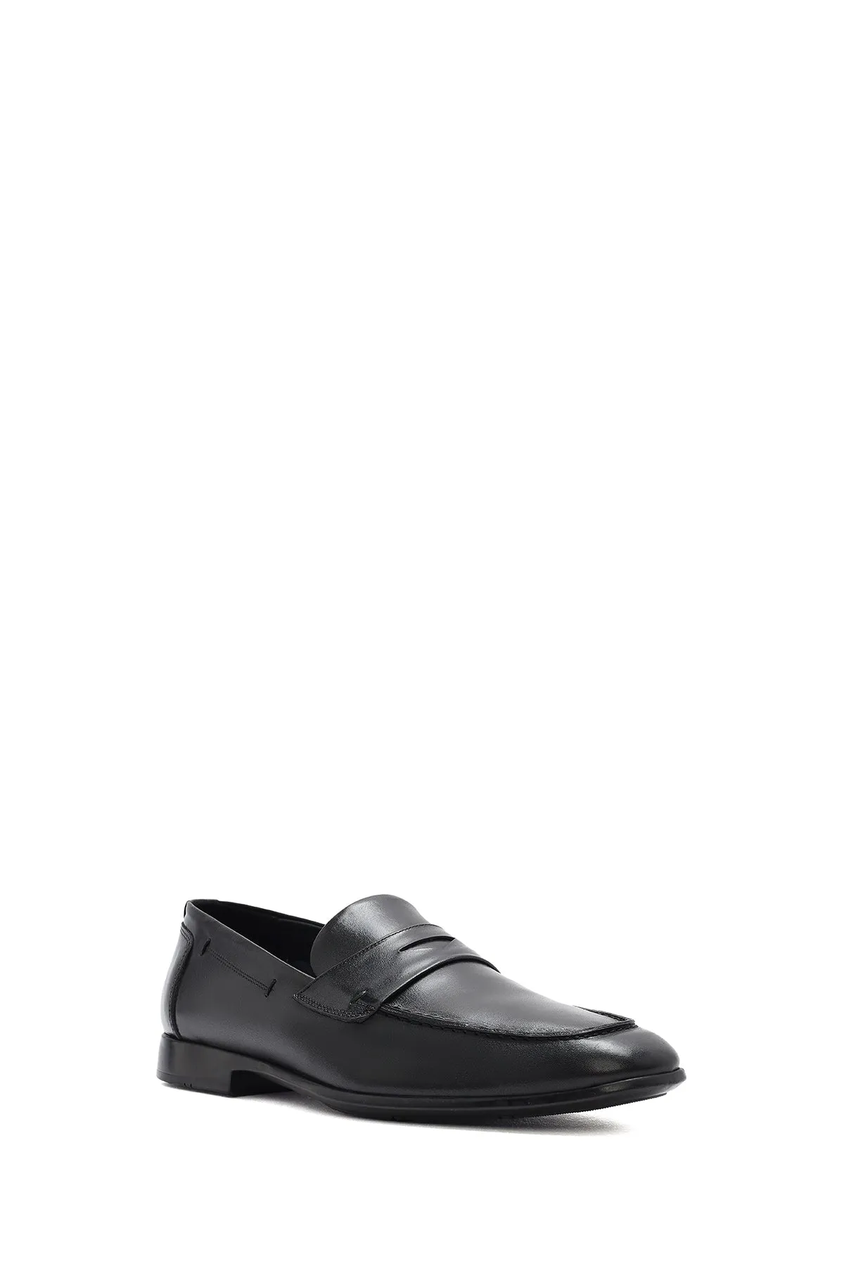 Erkek Siyah Deri Casual Loafer