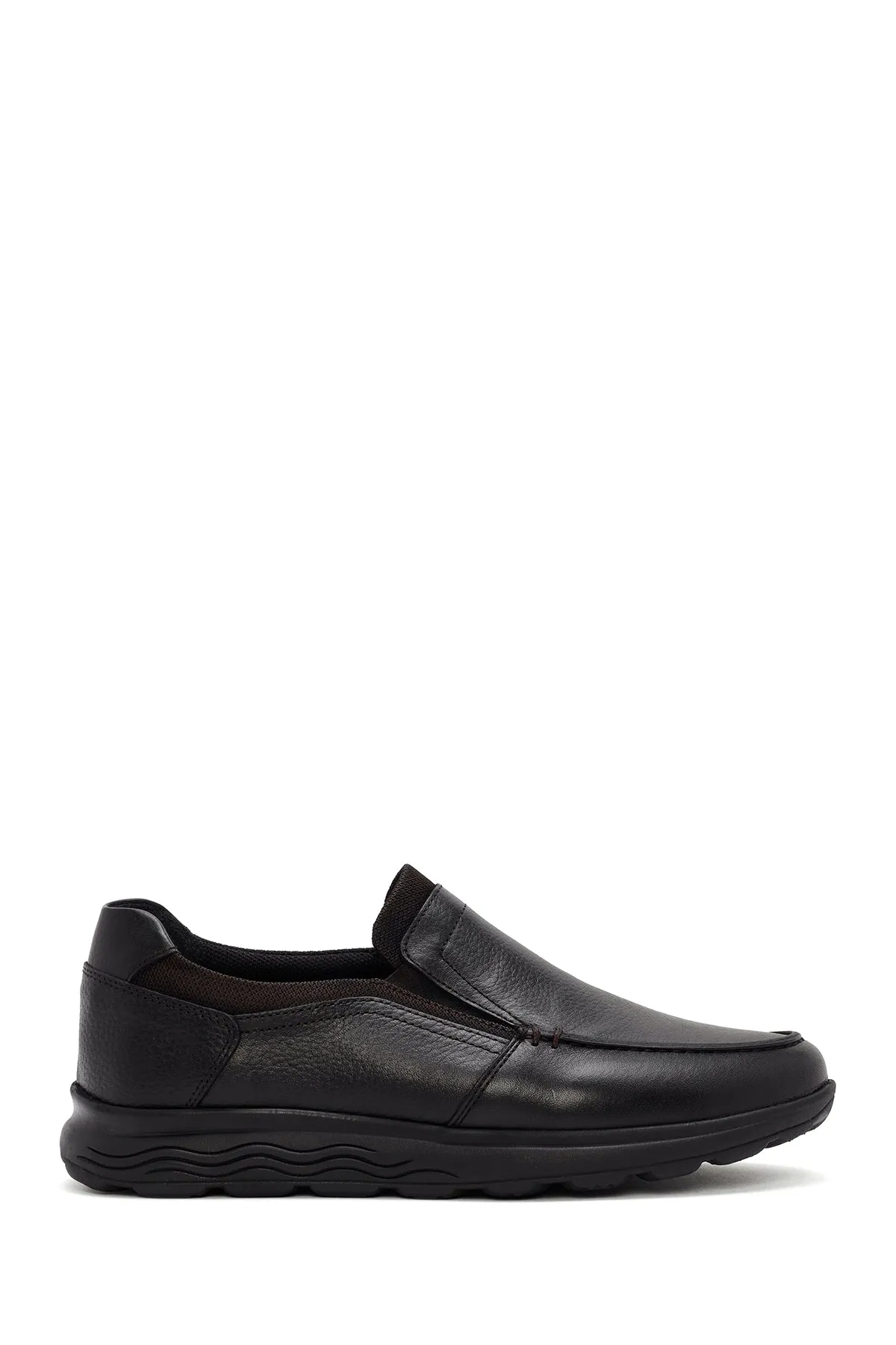 Erkek Siyah Deri Comfort Loafer