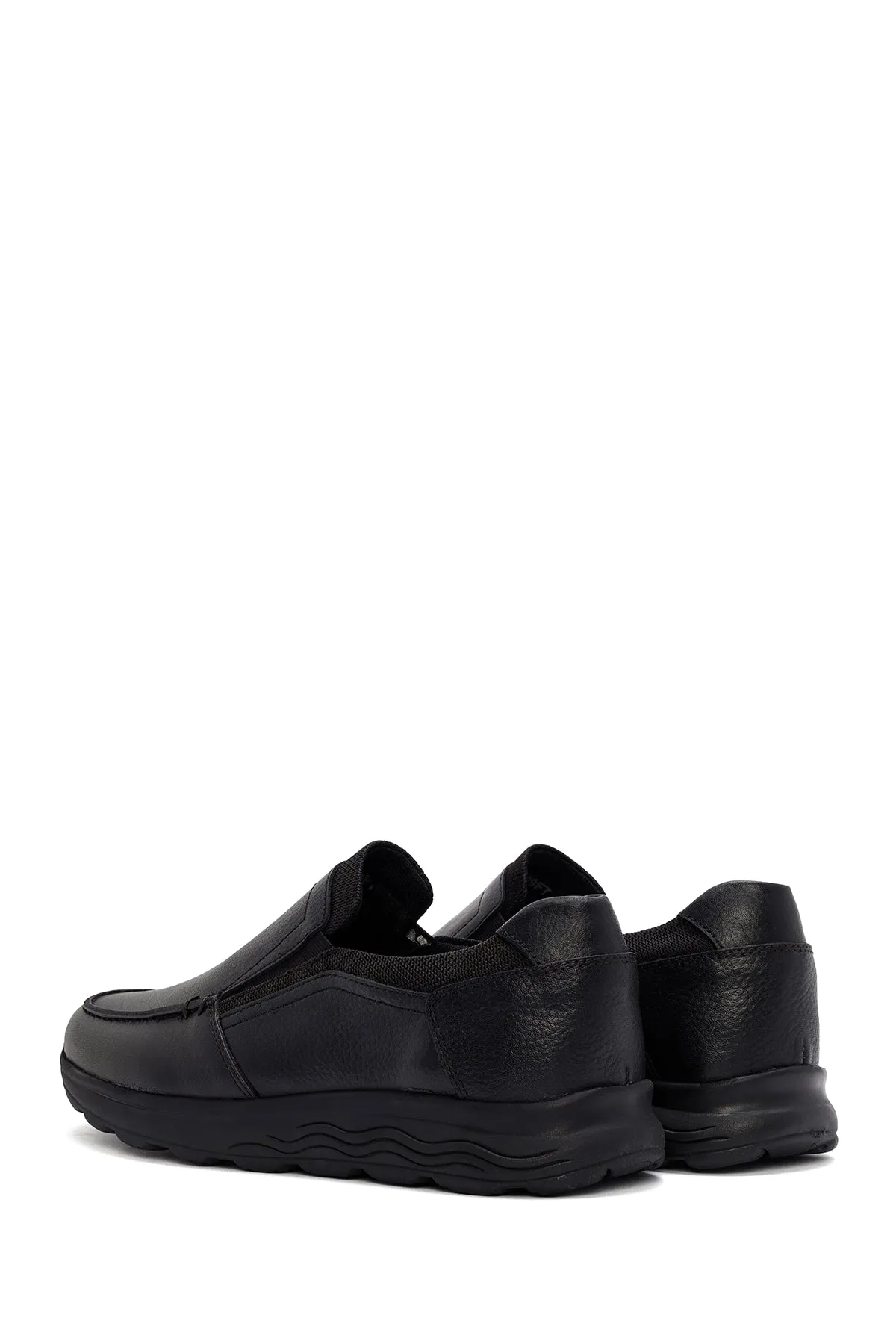 Erkek Siyah Deri Comfort Loafer