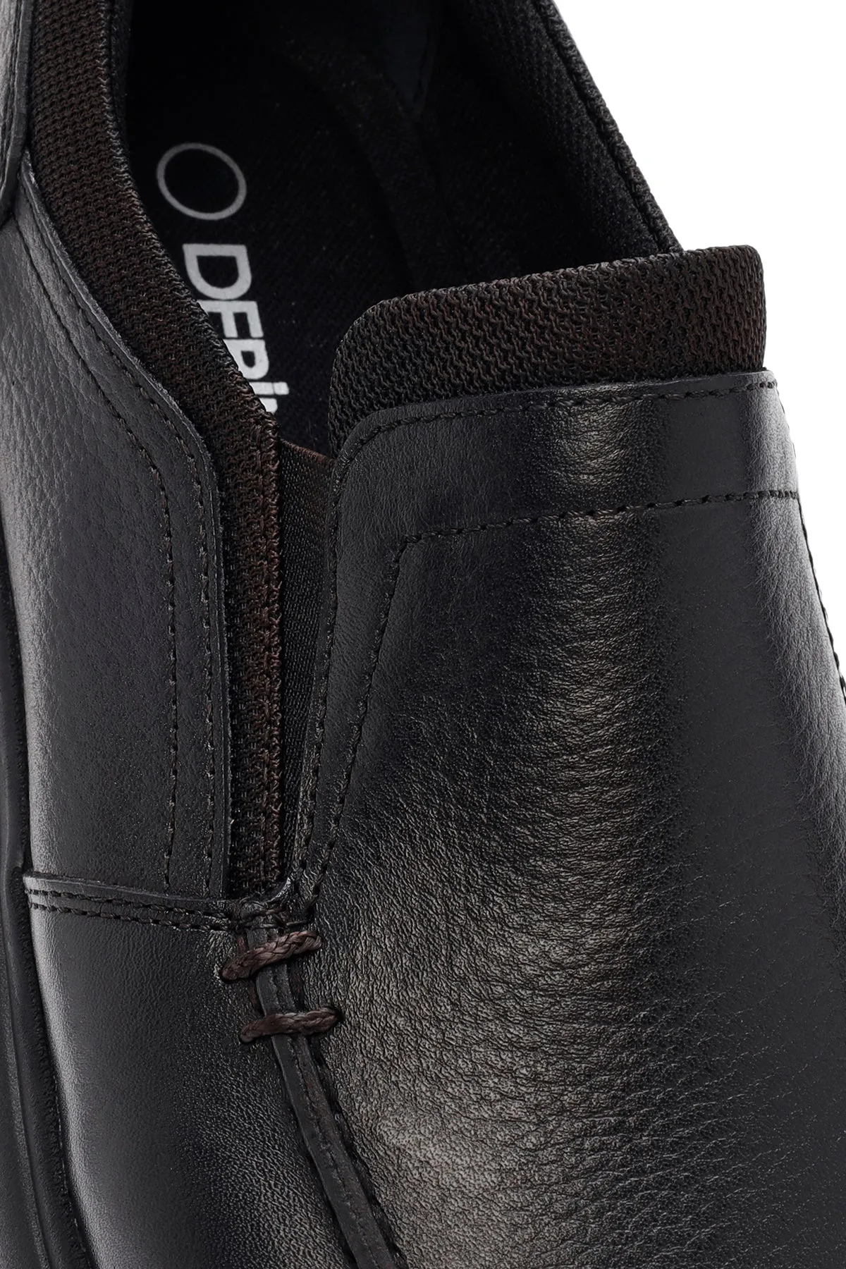 Erkek Siyah Deri Comfort Loafer