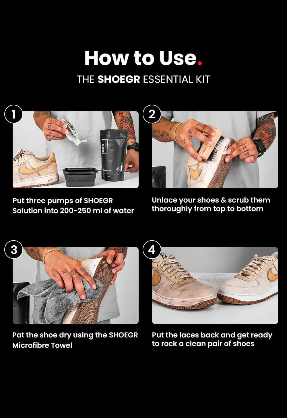 Essential Shoe Cleaning Kit