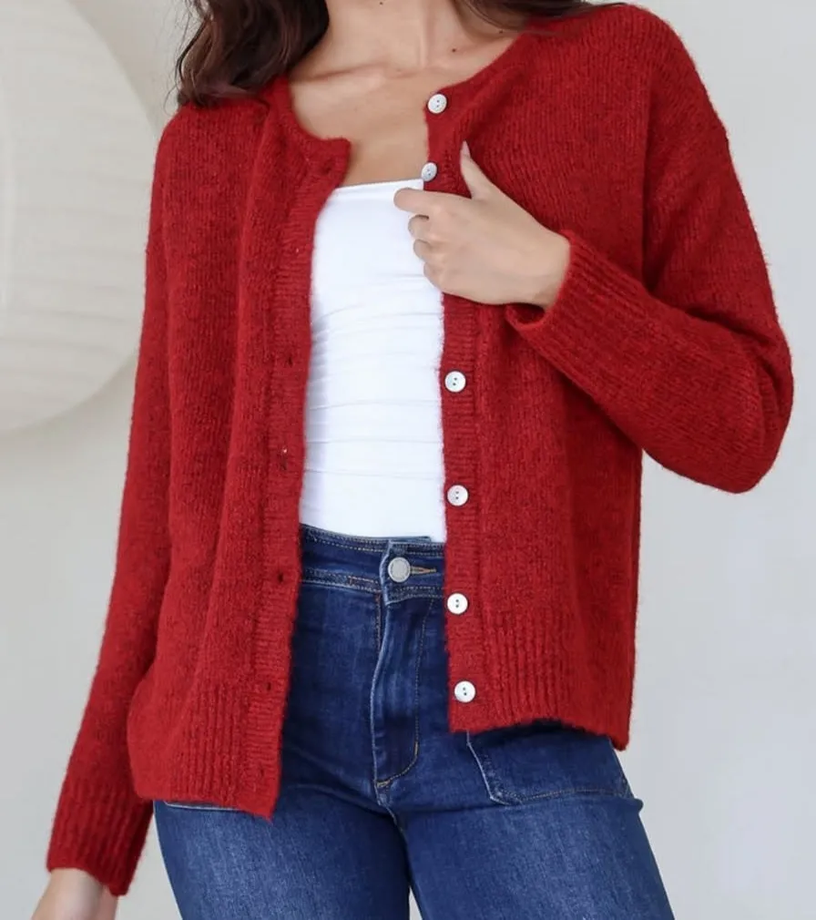Essential Wool Blend Cardi Miss Marlow